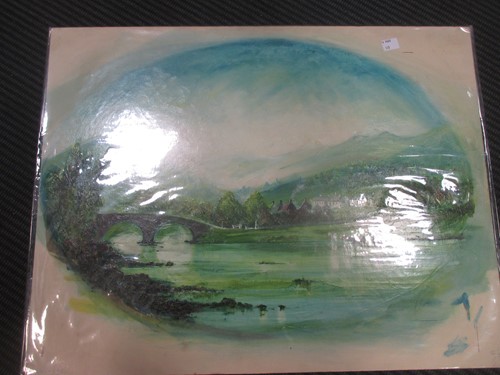 Lot 295 - A mixed folio of unframed pictures, to include...