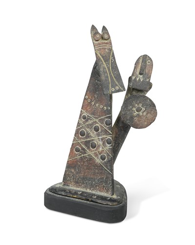 Lot 32 - John Maltby (British, 1936-2020), Horse and Rider, 2007