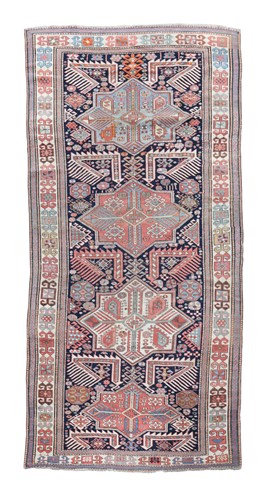Lot 492 - A good Shirvan/Akstafa runner, circa 1900
