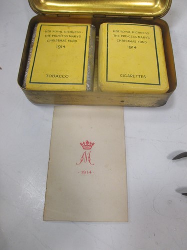 Lot 140 - A Princess Mary Christmas 1914 gift box with...