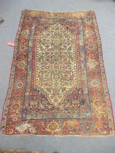 Lot 506 - A North West Persian rug with lattice and...