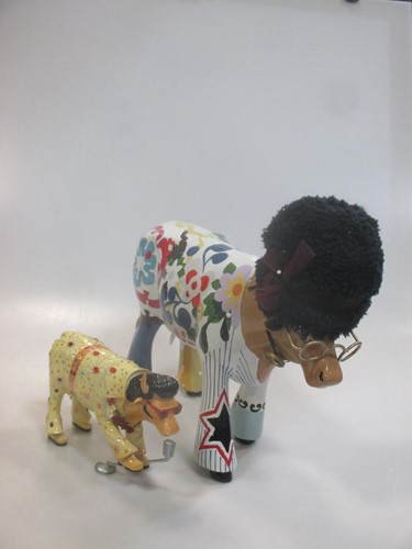 Lot 73 - Cow Parade 'Woodstock' by Cristina Campana,...