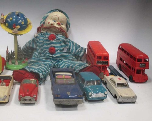 Lot 163 - Schuco Radio 4012 car, Triang Minic mini...