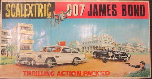Lot 56 - Scalextric 007 James Bond box with two cars...