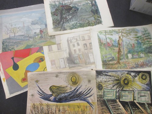 Lot 238 - Anne Harris (d.2020) Collection of artwork on...