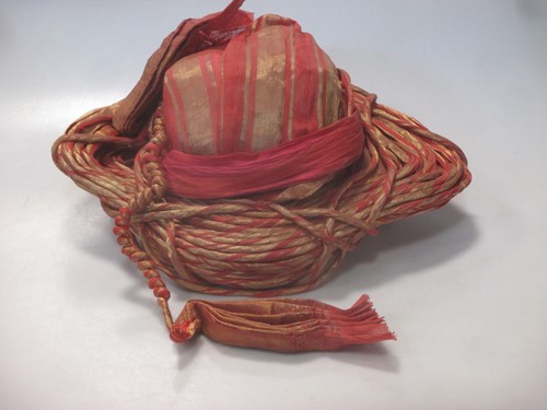 Lot 67 - An Indian headdress in Scotts London box...