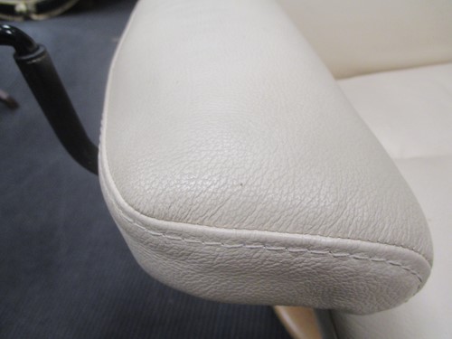 Lot 361 - An EKORNES "stressless" leather recliner with...