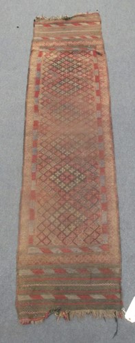 Lot 488 - A hand-knotted Mashwani runner