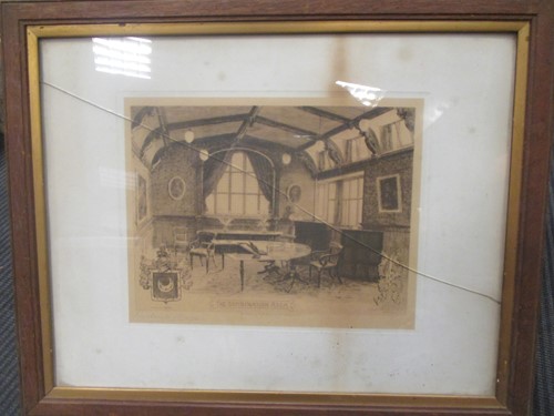 Lot 285 - Prints: David Loggan, Trinity Hall engraving...