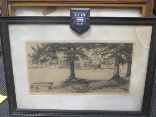 Lot 285 - Prints: David Loggan, Trinity Hall engraving...