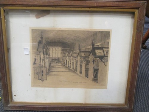 Lot 285 - Prints: David Loggan, Trinity Hall engraving...