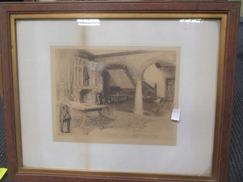 Lot 285 - Prints: David Loggan, Trinity Hall engraving...