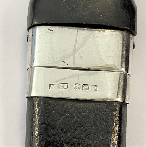 Lot 324 - A George V silver mounted  Sgian Dubh