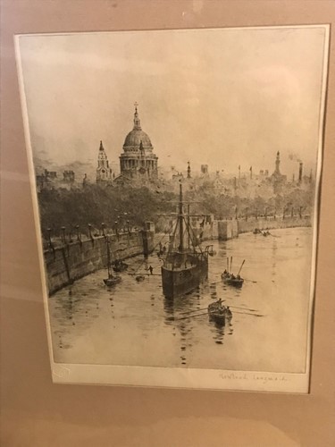 Lot 35 - Five etchings of London and Westminster.