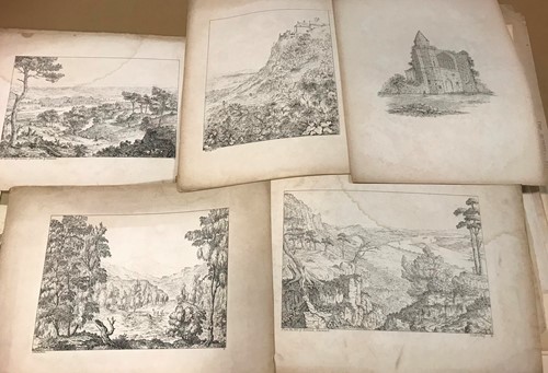 Lot 43 - Scottish scenery, lithographs.