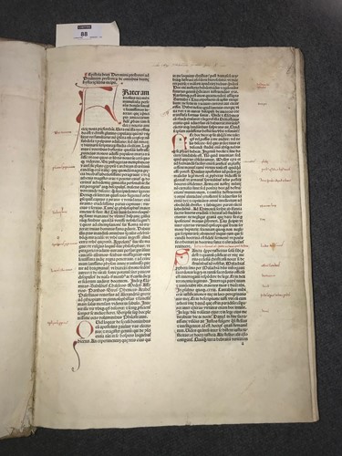 Lot 88 - BIBLIA LATINA.