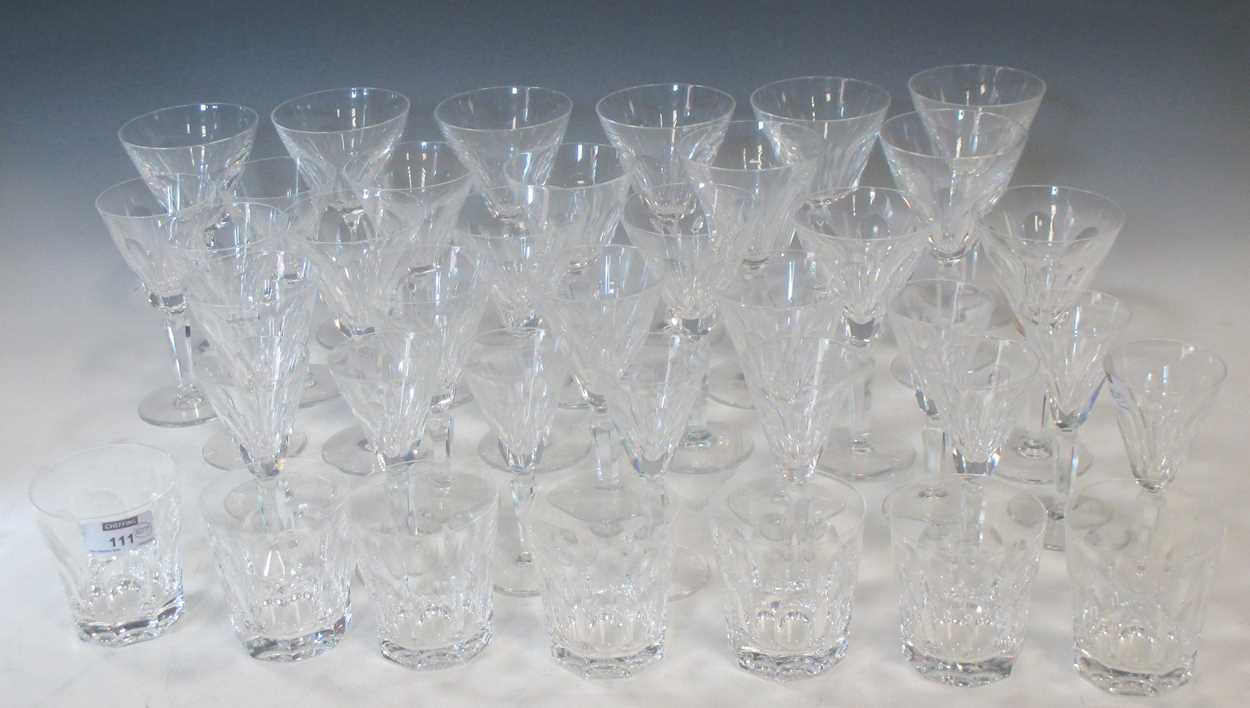 Lot 111 - A suite of Waterford glasses, to include eight...