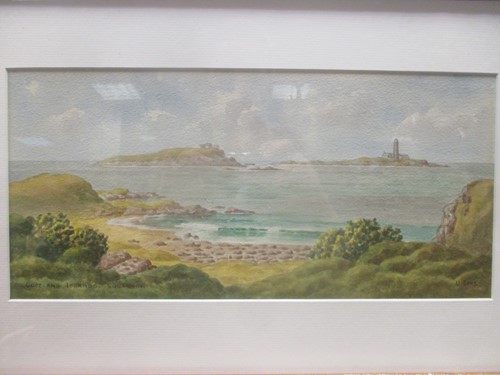 Lot 497 - Four 20th century paintings.