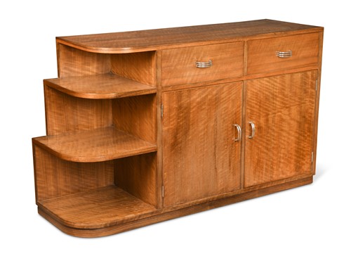 Lot 165 - Betty Joel (1894-1985), a Token Works walnut side cabinet, 1935
