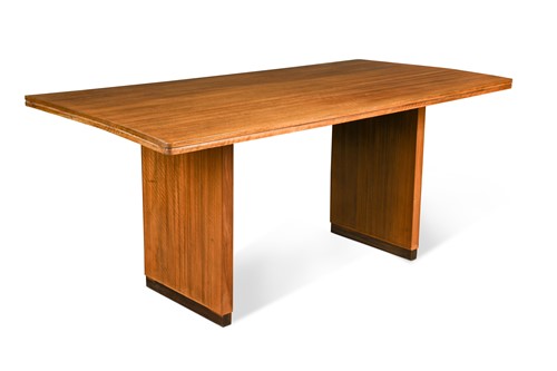 Lot 171 - Betty Joel (1894-1985), a Token Works walnut 'Ashton' dining table, 1935
