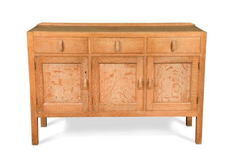 Lot 143 - A Heal's limed oak sideboard