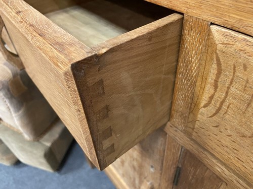 Lot 143 - A Heal's limed oak sideboard