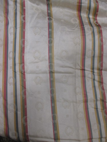 Lot 442 - A single curtain, lined and interlined, fabric...