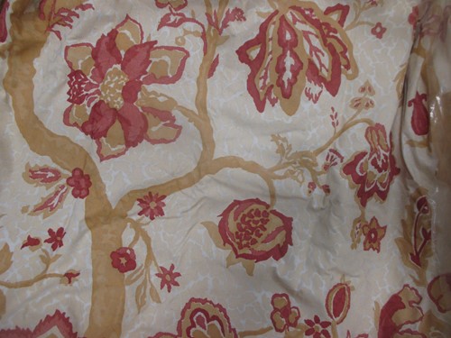 Lot 445 - One pair of Bernard Thorpe fabric lined and...