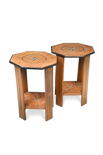 Lot 134 - A pair of Art Deco side tables