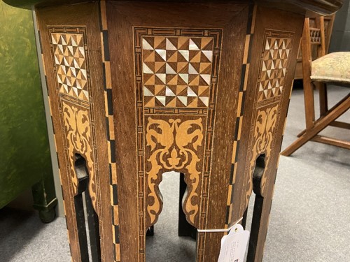 Lot 127 - Liberty & Co., a Syrian inlaid table