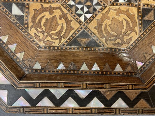 Lot 127 - Liberty & Co., a Syrian inlaid table