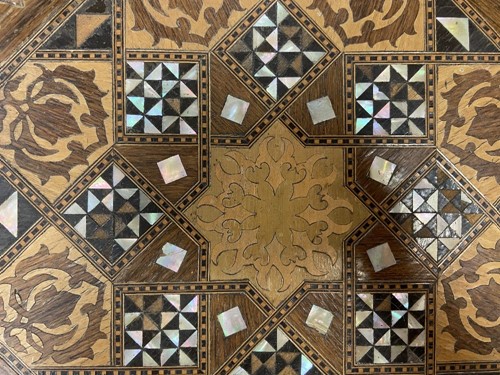 Lot 127 - Liberty & Co., a Syrian inlaid table