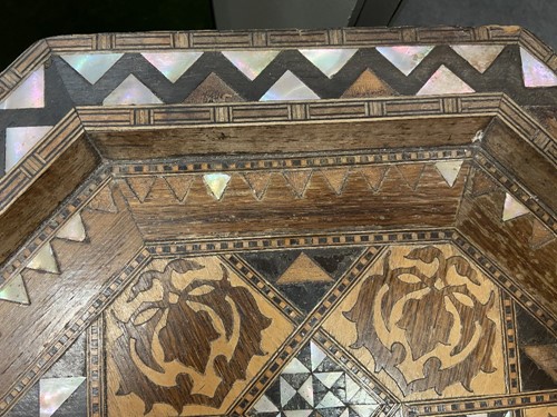 Lot 127 - Liberty & Co., a Syrian inlaid table