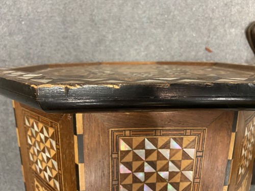 Lot 127 - Liberty & Co., a Syrian inlaid table