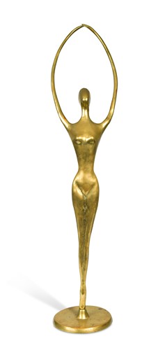 Lot 91 - A large Hagenauer style brass figure