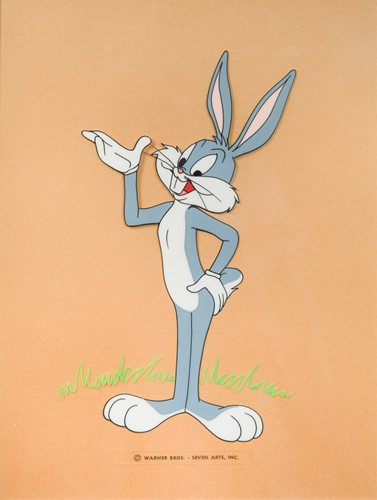 Lot 101 - Bugs Bunny, an original animation art cel