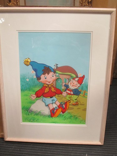 Lot 76 - Five original 'Noddy' coloured illustrations,...