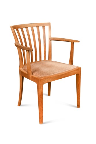 Lot 200 - Edward Barnsley, a walnut elbow chair