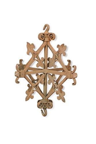 Lot 111 - Liberty & Co., a group of three wrought iron pendants, circa 1924
