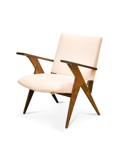 Lot 280 - José Zanine Caldas, (Brazilian 1919-2001), a Linha Z armchair, circa 1950