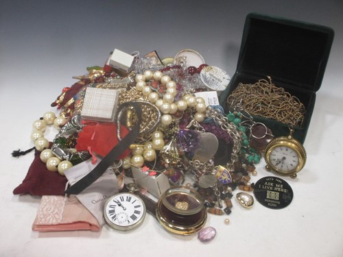Lot 229 - A bag containing a large collection of costume...