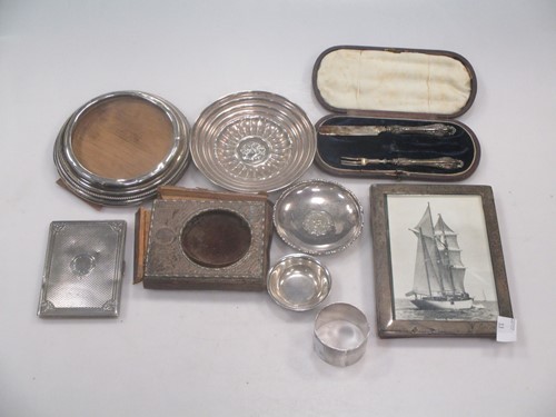 Lot 179 - A quantity of small silver to include...