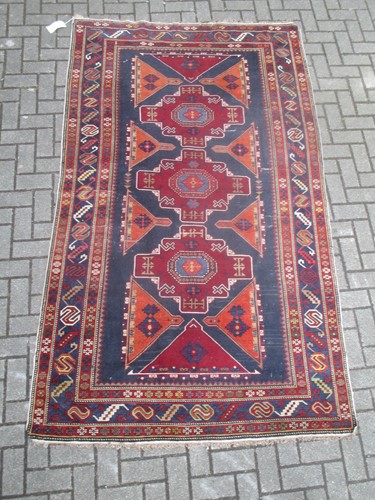 Lot 459 - A Kasak style rug 258 x 150cm