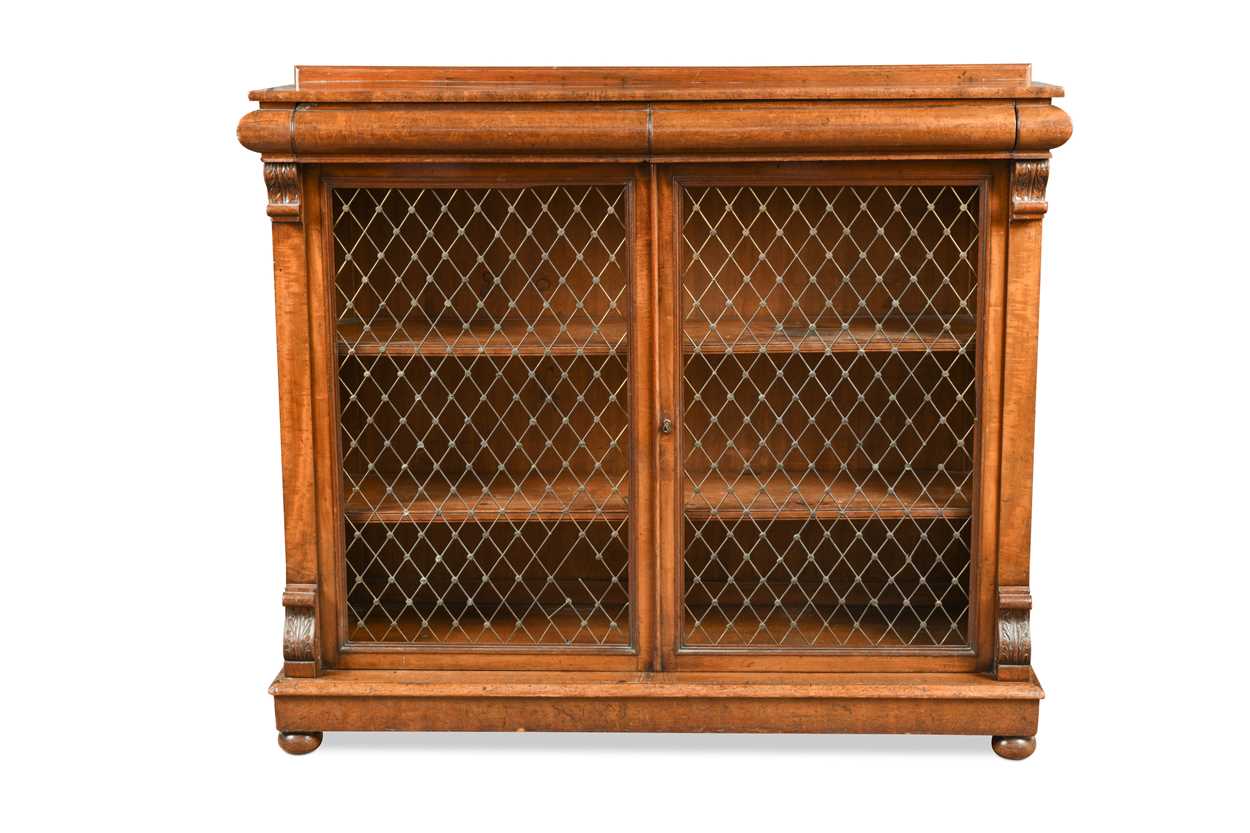 Lot 594 - An early Victorian mahogany side cabinet