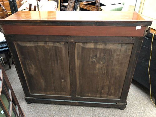 Lot 594 - An early Victorian mahogany side cabinet
