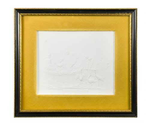 Lot 548 - After John Henning (1771-1851), a set of seven plaster relief plaques, representing Raphael's cartoon