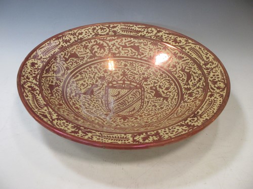 Lot 82 - A 19th century Hispano Moresque large charger...