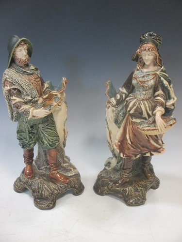Lot 95 - A Pair of Antique Julius GRIENER Austrian...