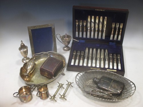 Lot 200 - A large quantity of electroplate (3 boxes).