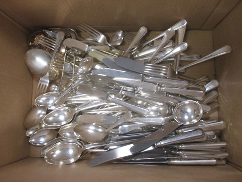 Lot 200 - A large quantity of electroplate (3 boxes).